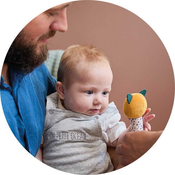 Stimuli : Balles sensorielles pour bébé - (Set de 5) - Kaloo - BCD
