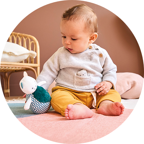 Luoji Préhension pour Bébé, Balles Sensorielles pour Bébé, Balle À Main  Tactile pour Bébé, Jouet Sensoriel Saisir Ball Bébé Hochet Boule Jouet pour